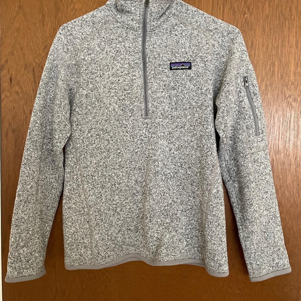 Patagonia Gray Better Sweater Quarter Zip - Small